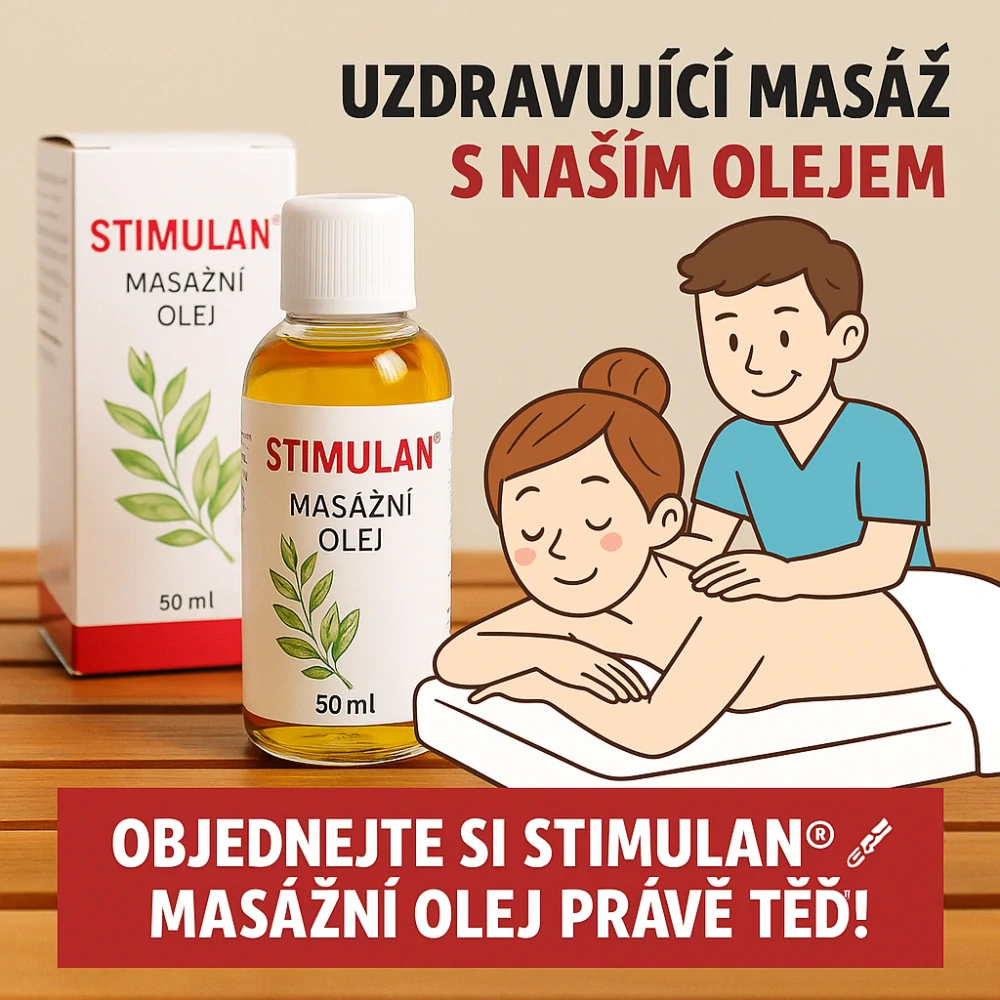 Stimulan - masážní olej, 50 ml Dr. Popov