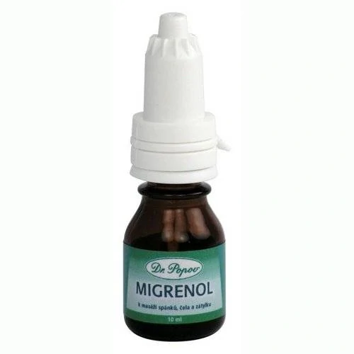 Migrenol, masážní olej, 10 ml Dr. Popov
