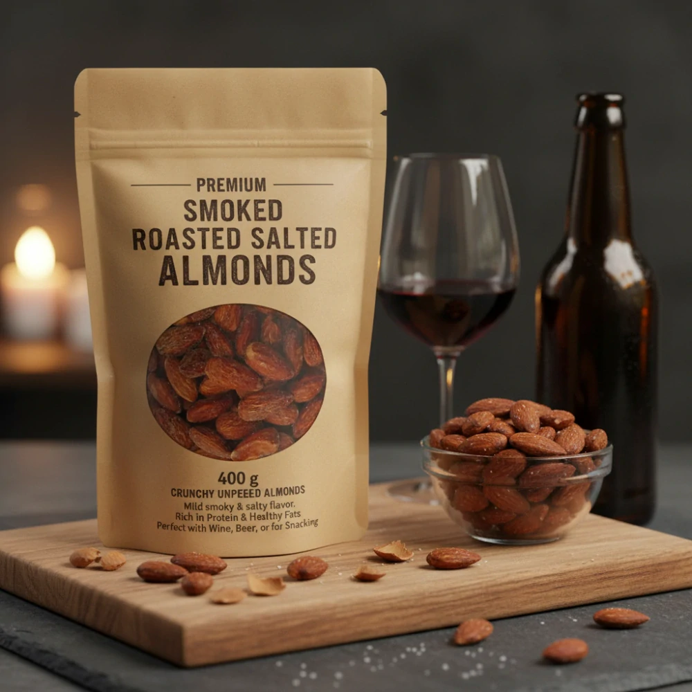 Mandle uzené pražené solené 400 g