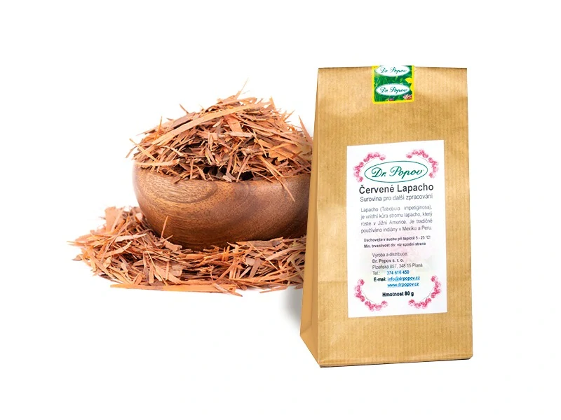 Lapacho červené kůra, 80 g Dr. Popov