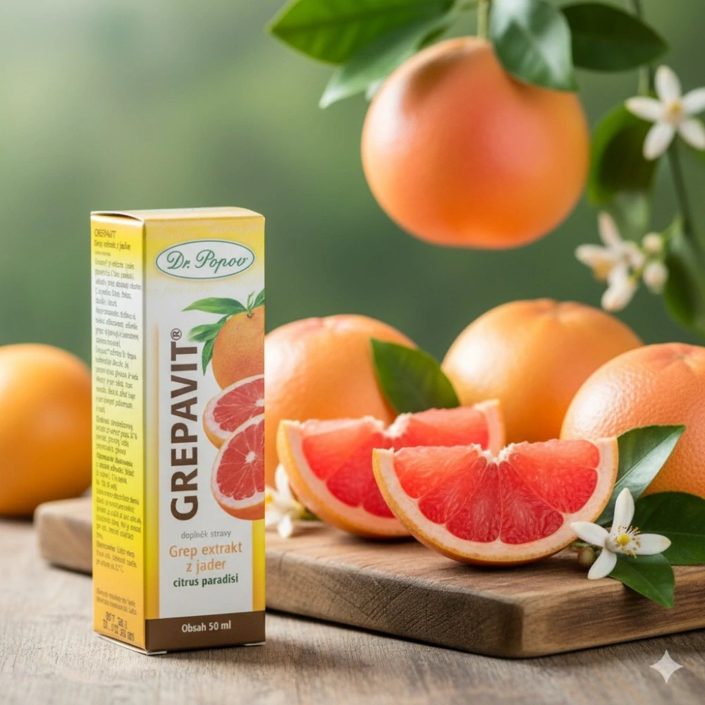 GREPAVIT® – grep extrakt z jader, 50 ml Dr. Popov