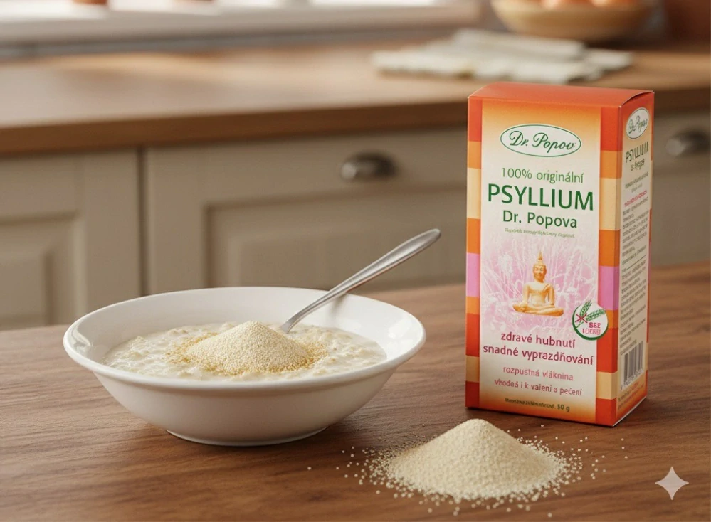 Vláknina Psyllium, 50 g Dr. Popov