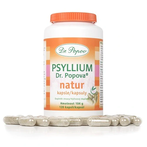 Psyllium Dr. Popova kapsle, 120 ks Dr. Popov