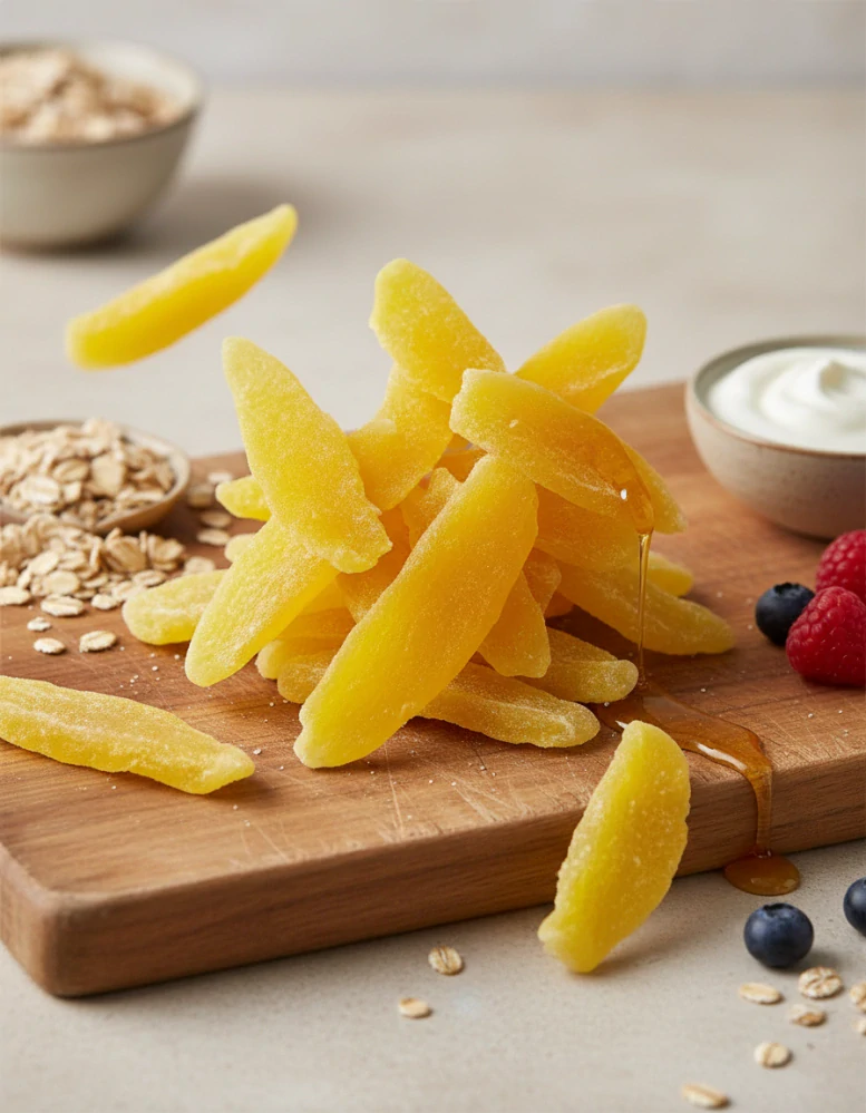 Ananas sušený – plátky 400 g (proslazované)
