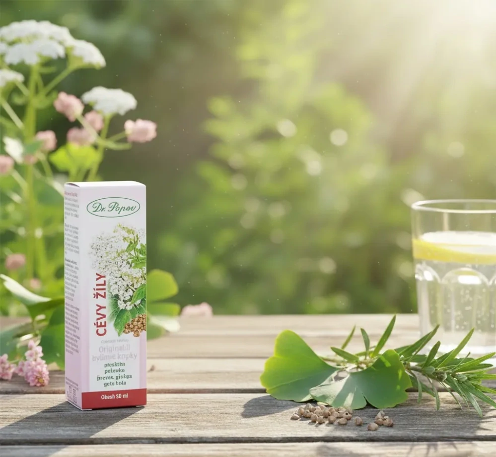 Cévy – žíly, originální bylinné kapky, 50 ml Dr. Popov
