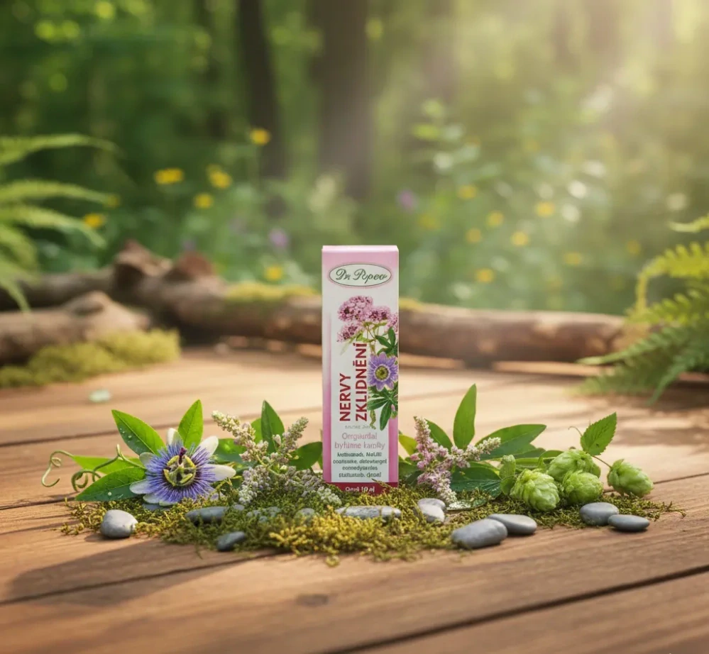 Nervy zklidnění, originální bylinné kapky, 50 ml Dr. Popov