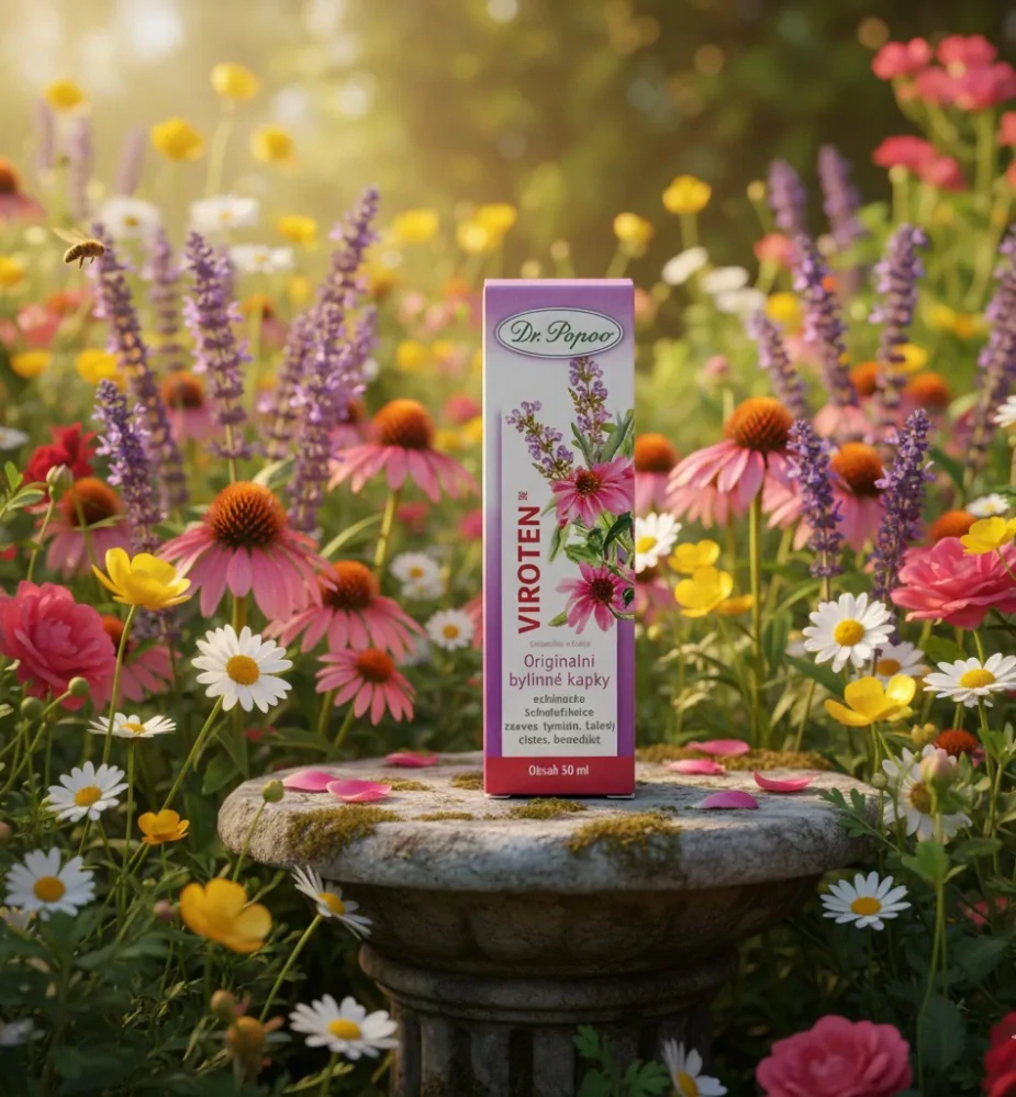 VIROTEN®, originální bylinné kapky, 50 ml Dr. Popov