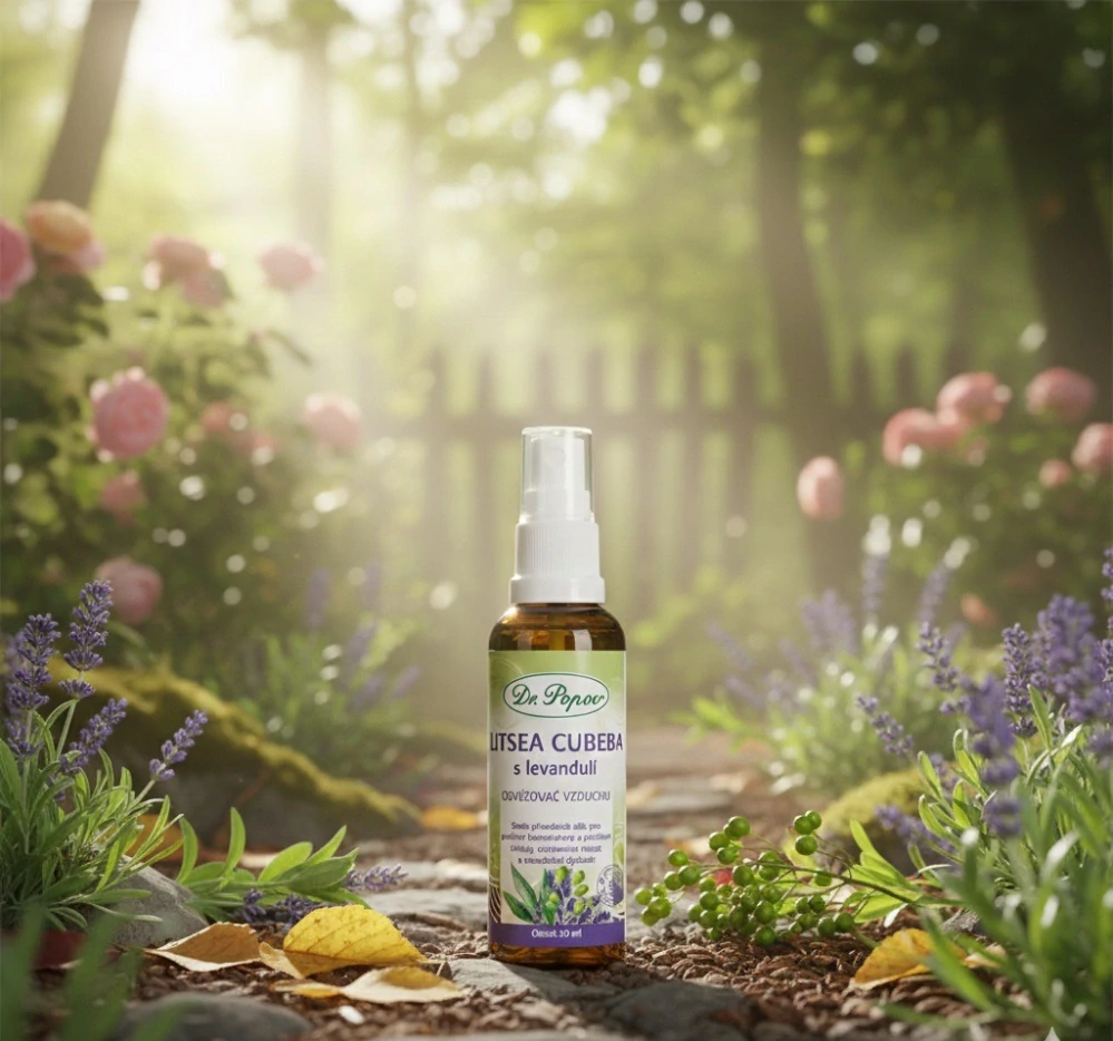 LITSEA CUBEBA s levandulí, osvěžovač vzduchu, 50 ml Dr. Popov