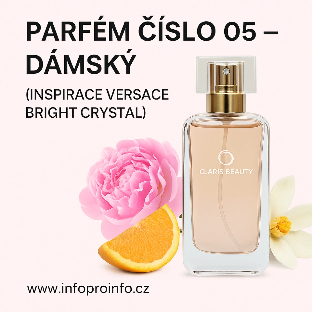 Parfém číslo 05 – dámský (inspirace Versace Bright Crystal)