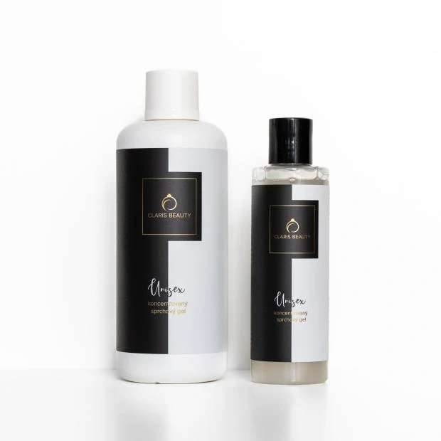 Claris Beauty unisex sprchový gel – koncentrát med & aloe 200 + 500 ml