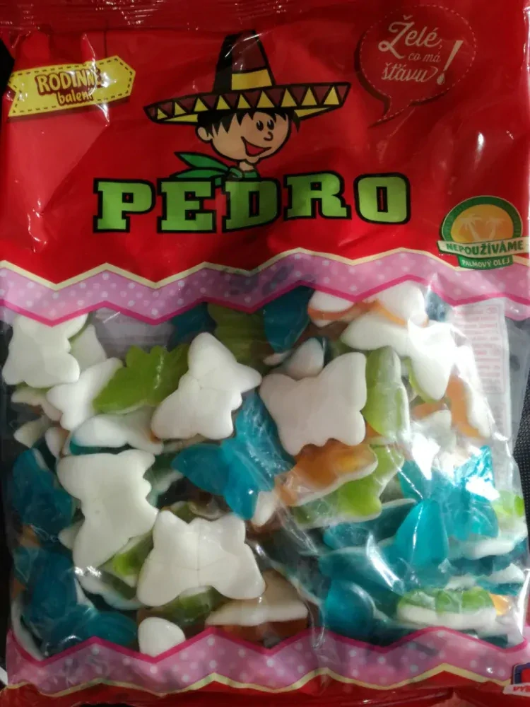 Pedro ovocné želé motýlci 1000 g