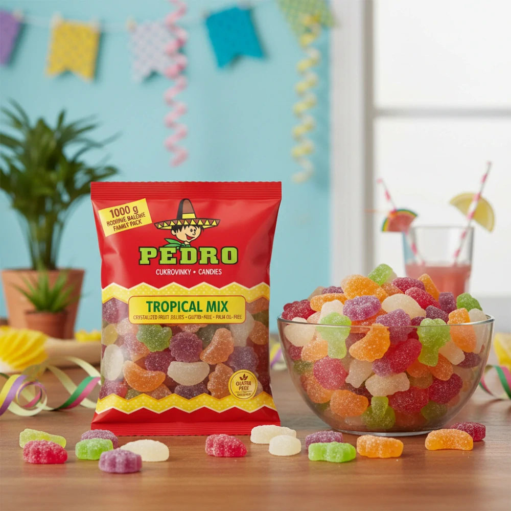 Pedro Tropical Mix 1 kg – tropické želé bez lepku