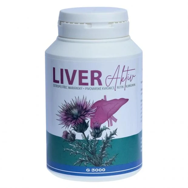 Liver Aktiv – doplněk stravy v tabletách, 140 g (cca 465 tablet)