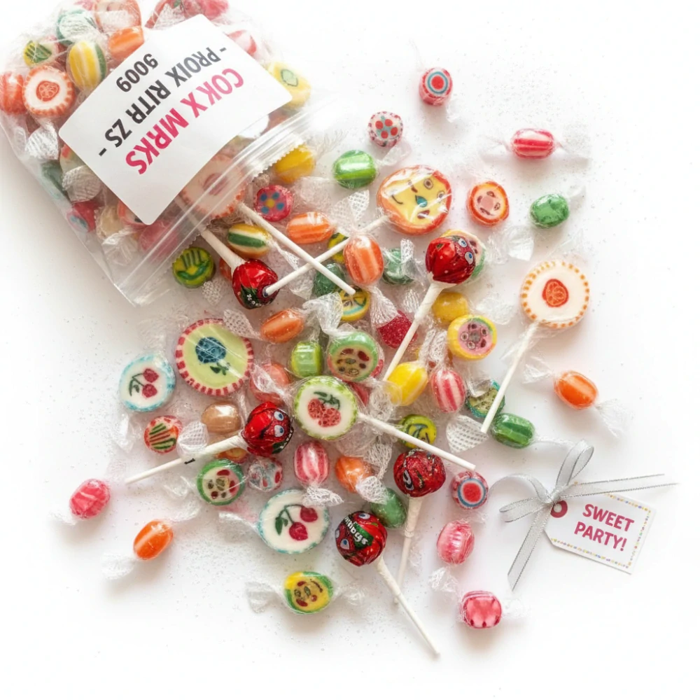 Párty mix 600 g – mix lízátek a bonbonů CZ MIX ROKS