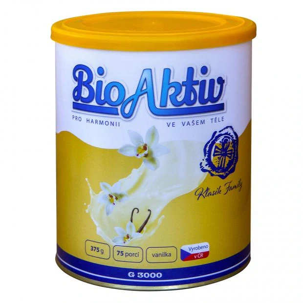 Bioaktiv Klasik Family vanilka – prášek 375 g