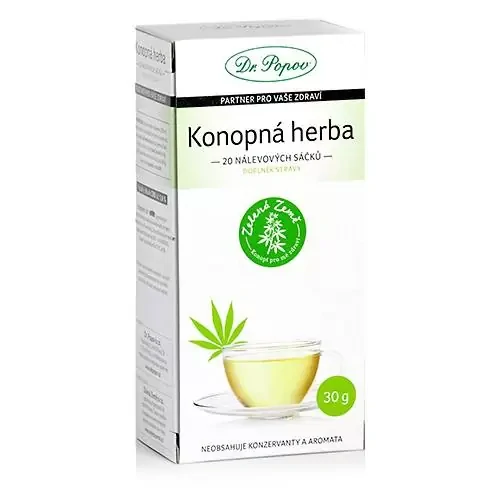 Dr. Popov Konopná herba porcovaná 30 g