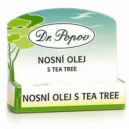 Nosní olej s Tea Tree olejem, 6 ml, roll - on Dr. Popov