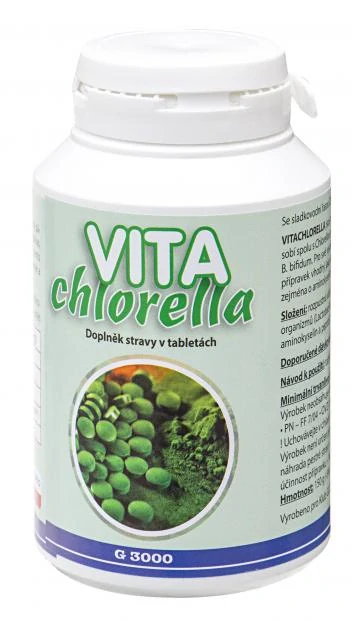 VITACHLORELLA 500 tablet – chlorella, inulin a mikroflóra