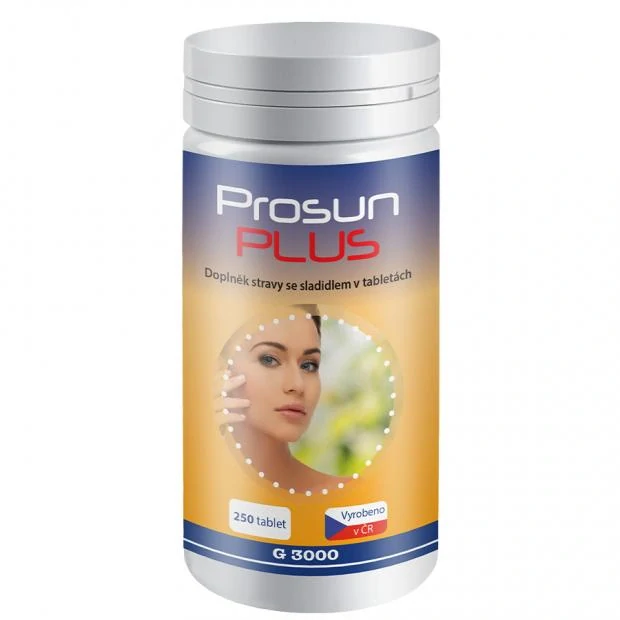 PROSUN PLUS 250 tablet – beta-karoten, vitamin C, vitamin E a selen
