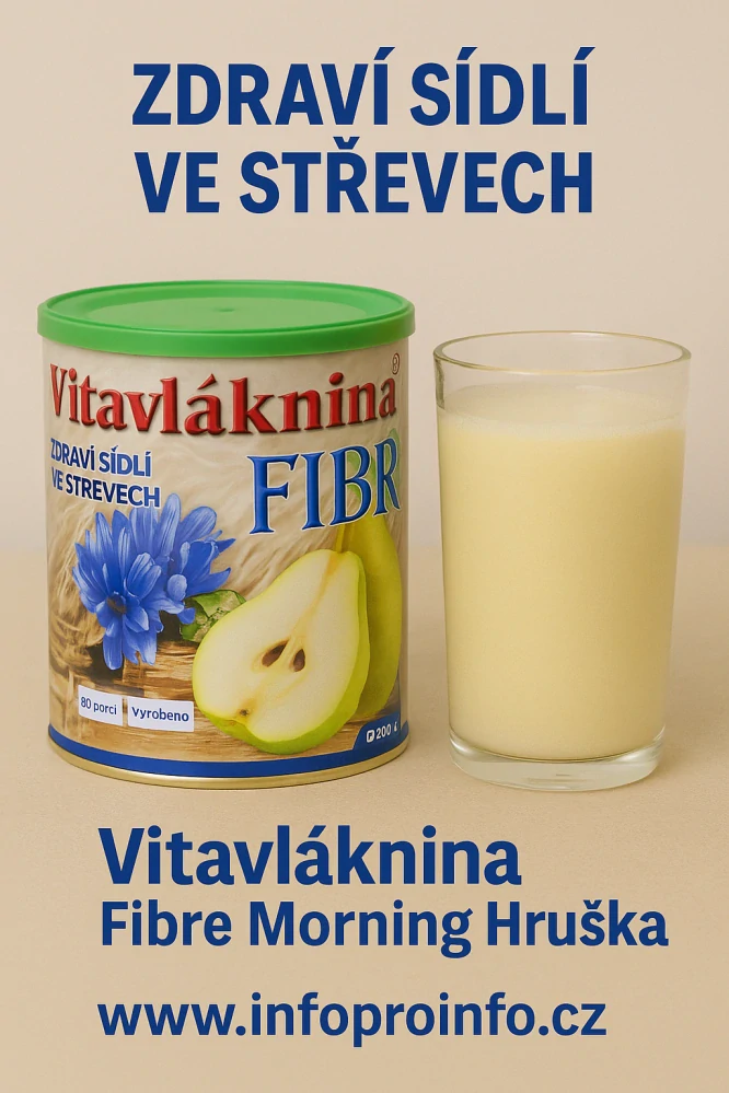 Vitavláknina Fibre Morning Hruška 450 g