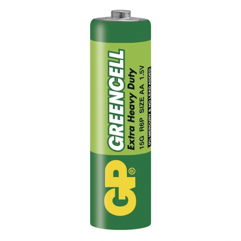 Baterie GP Greencell AA (R6), zinkochloridové, 1,5 V, 4 ks