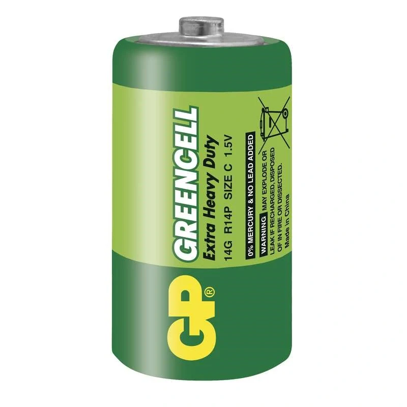GP Greencell R14 C baterie 1,5 V – blistr 2 ks