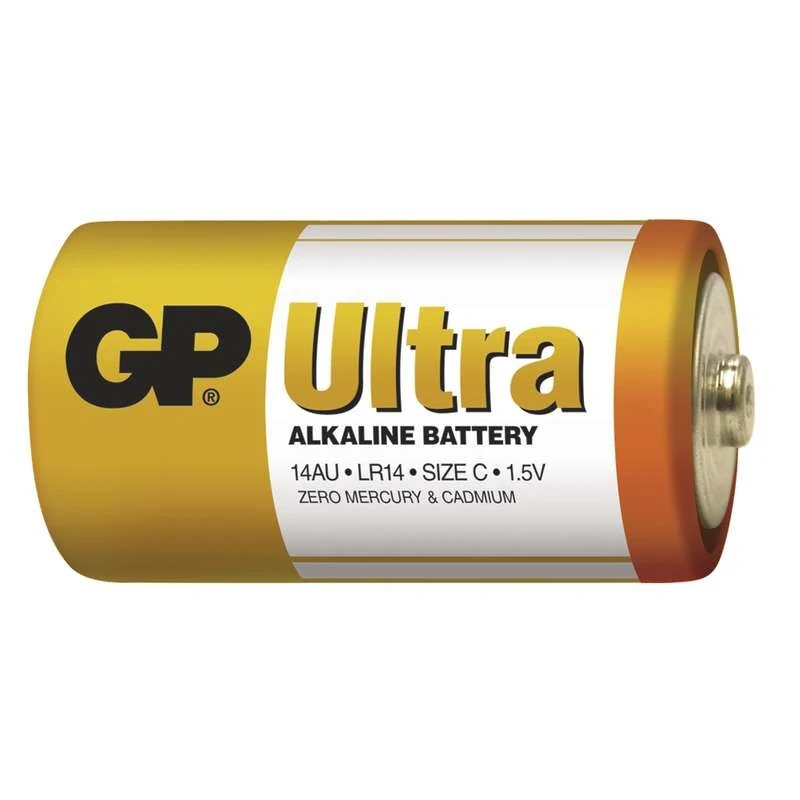 Baterie GP Ultra Alkaline LR14 (C) 1,5 V – 2 ks