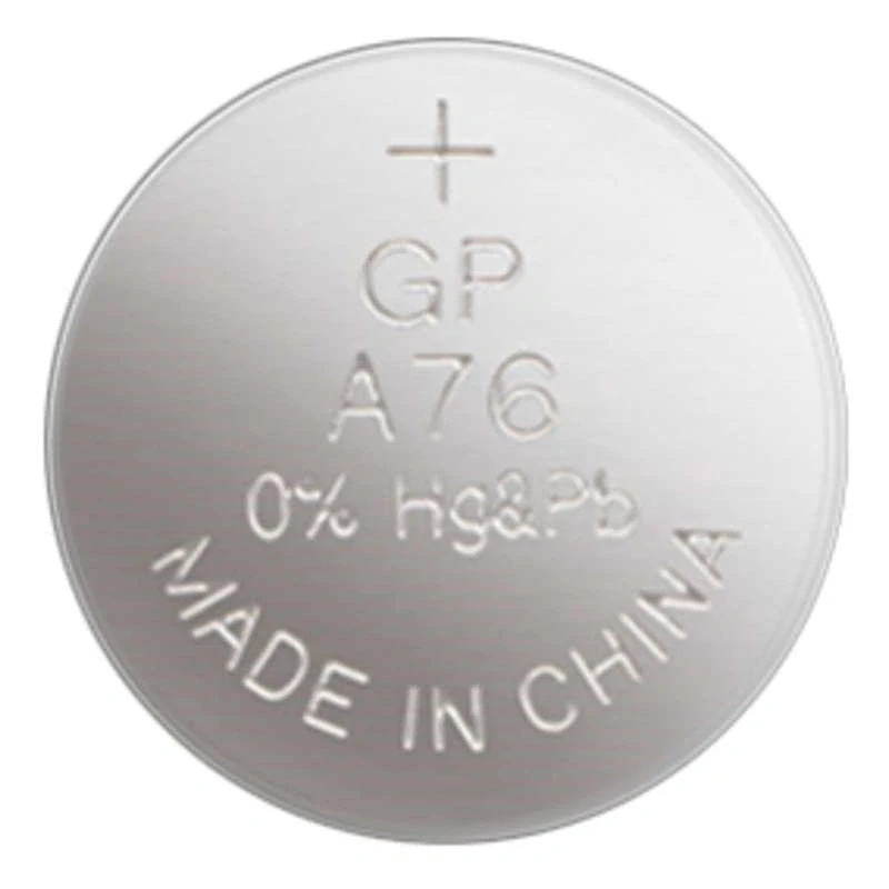 GP LR44 (A76) alkalické knoflíkové baterie, 5 ks – 1,5 V, 110 mAh