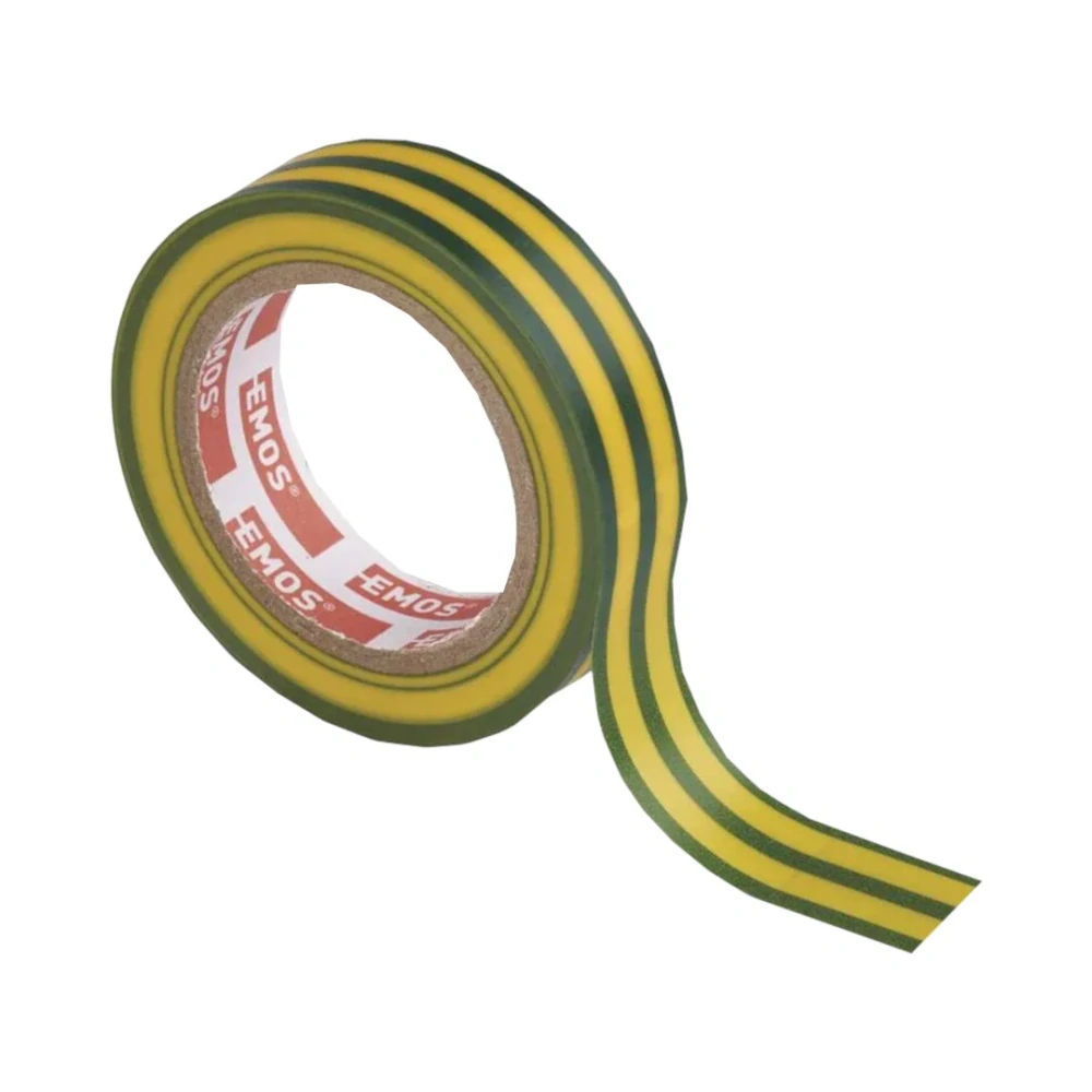 Elektroizolační páska žlutozelená 15 mm × 10 m (PVC)