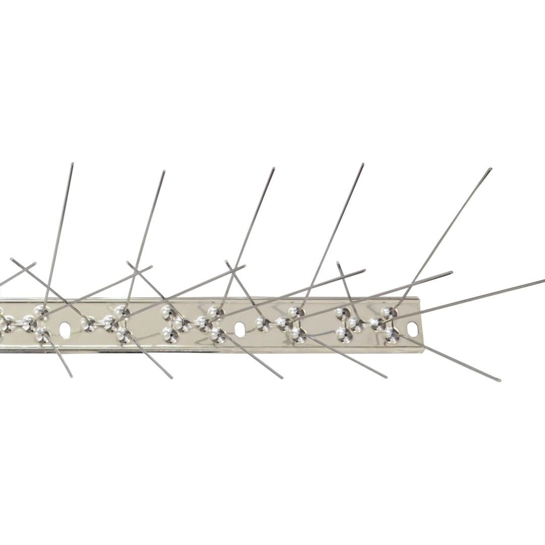 TOPTRADE zábrana proti ptákům, nerez, 48 hrotů, 50 cm