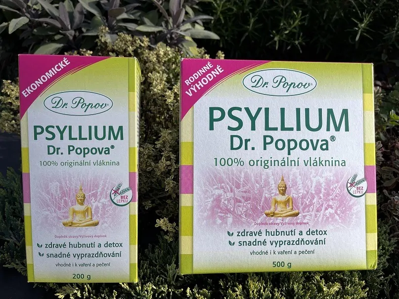 Vláknina Psyllium, 200 g Dr. Popov