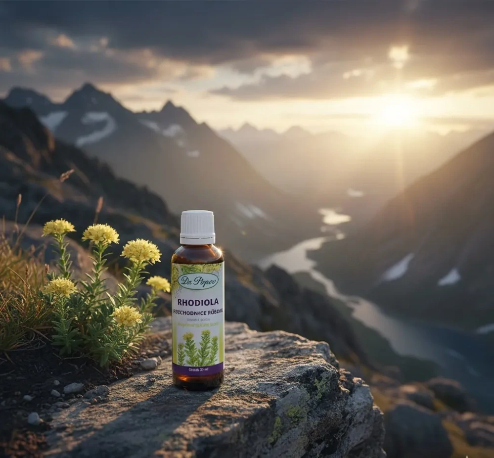 Rhodiola , originální bylinné kapky, 50 ml Dr. Popov