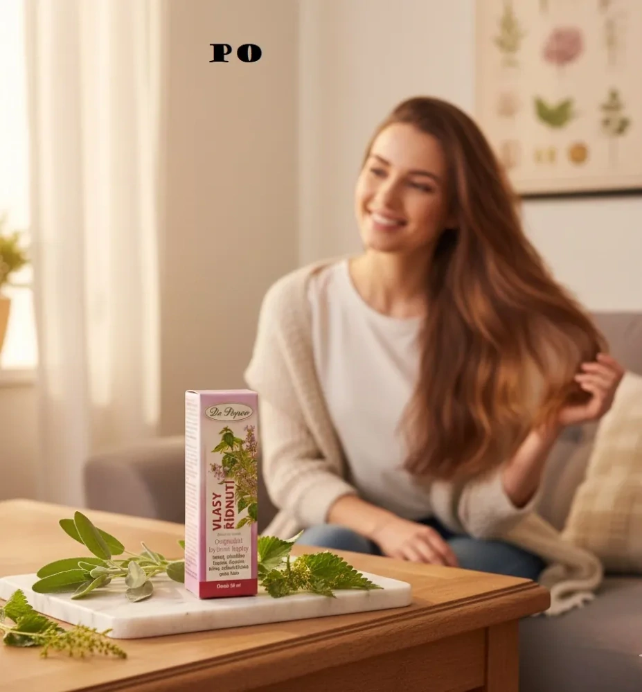 Vlasy řídnutí, originální bylinné kapky, 50 ml Dr. Popov