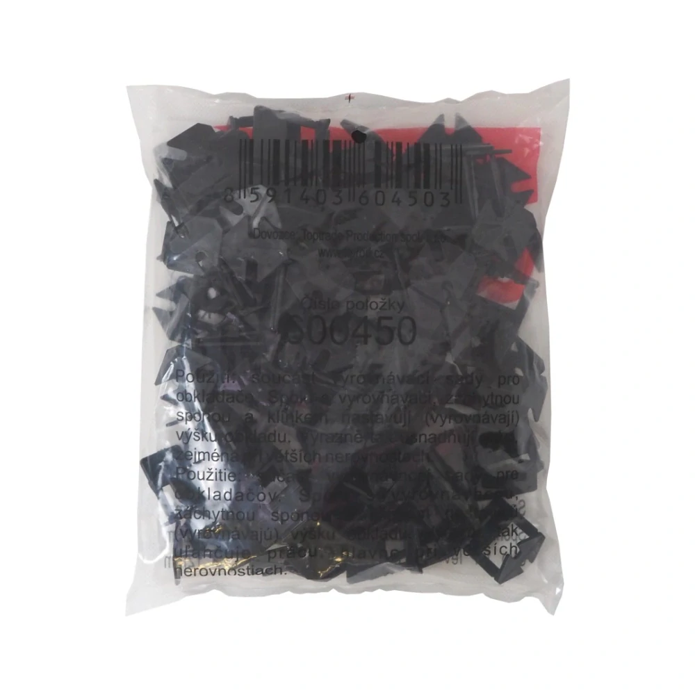 TOPTRADE spona vyrovnávací záchytná 1 mm, pro 3–12 mm (100 ks)
