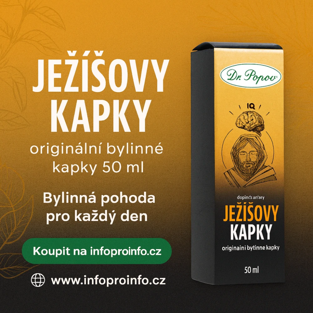 Ježíšovy kapky, originální bylinné kapky, 50 ml Dr. Popov