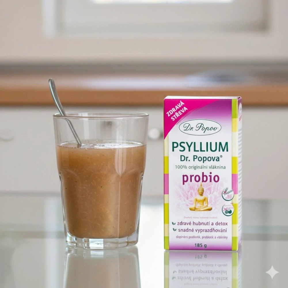 Vláknina Psyllium PROBIO 185 g Dr. Popov