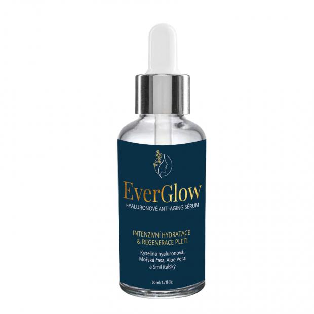 EVERGLOW Anti-Aging sérum 50 ml – hyaluron, mořská řasa, aloe.
