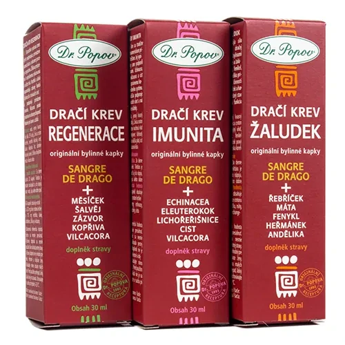 Tinktura Dračí krev IMUNITA, 30 ml Dr. Popov