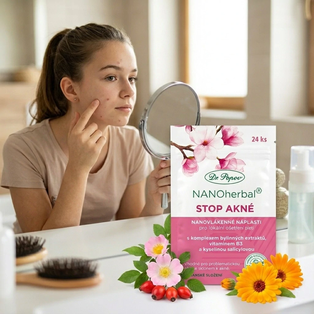 Nanonáplast STOP AKNÉ, 24 ks Dr. Popov
