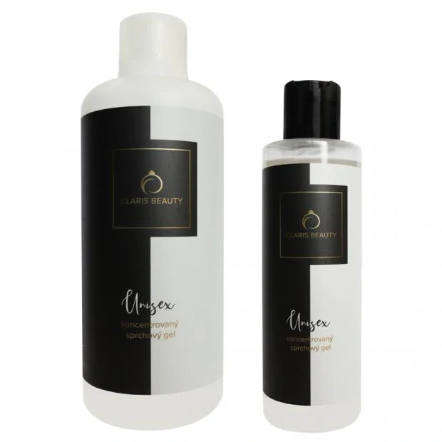 Claris Beauty unisex sprchový gel – koncentrát med & aloe 200 + 500 ml