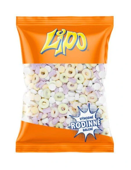 Komprimátový mix 1000 g – retro ovocné bonbony bez lepku
