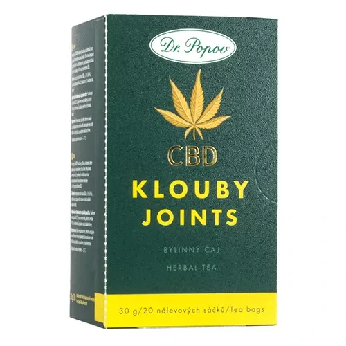 Konopný čaj s CBD Klouby, 30 g Dr. Popov