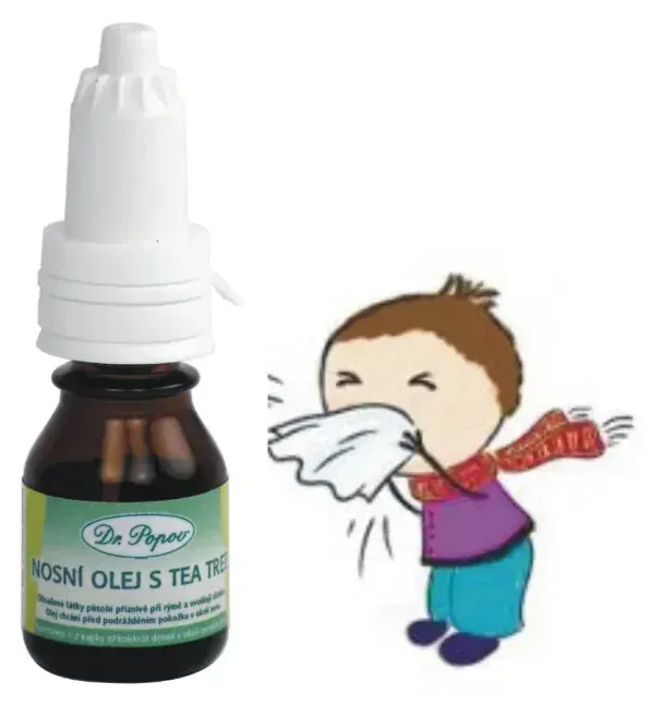 Nosní olej s Tea Tree, 10 ml Dr. Popov