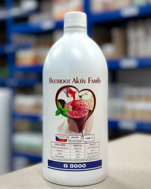 Beetroot Aktiv Family 1 000 ml – červená řepa (sirup)
