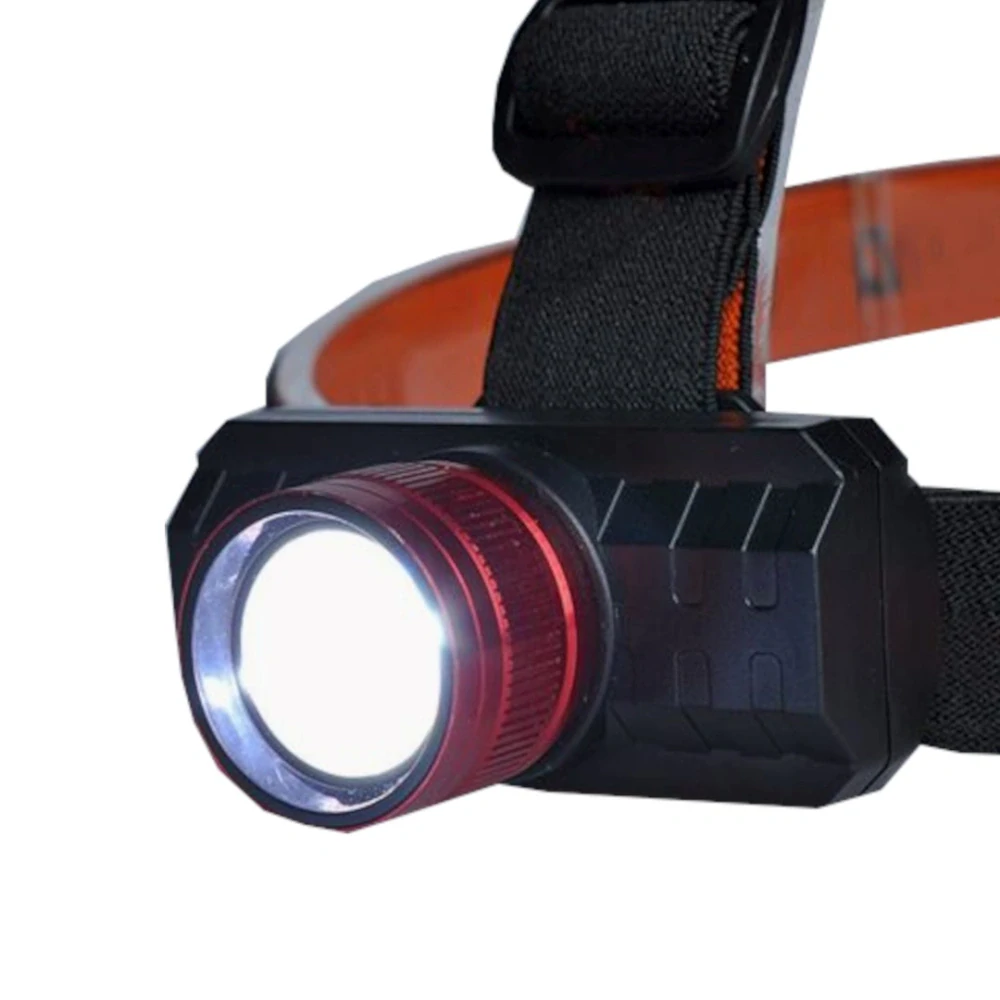 Nabíjecí LED čelovka 3 W, 150 lm, zoom, Li‑Ion, IP44