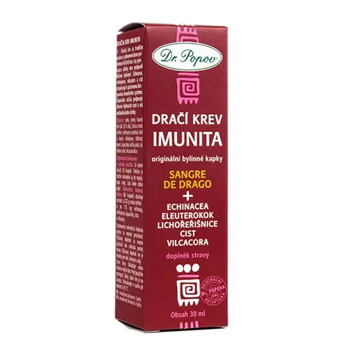 Tinktura Dračí krev IMUNITA, 30 ml Dr. Popov