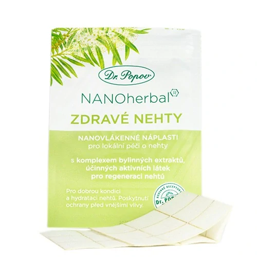 Nanonáplast ZDRAVÉ NEHTY, 24 ks Dr. Popov