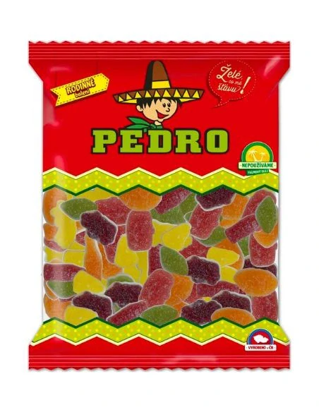 Pedro Kyselý mix 1 kg – ovocné želé bonbony