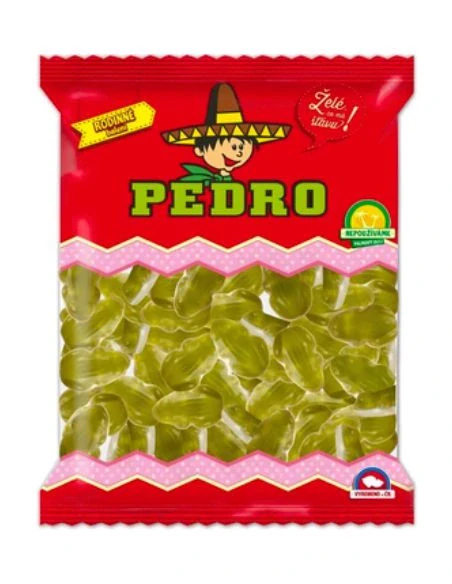 Pedro Žabky 1 kg – dvoubarevné ovocné želé bonbony