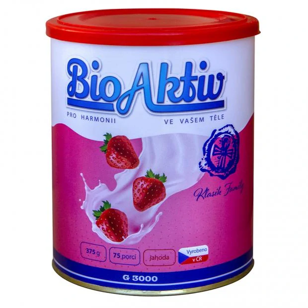 BioAktiv Klasik Family Jahoda, 375 g